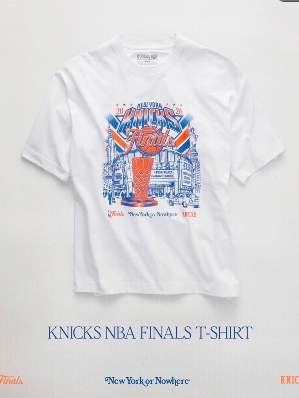 Knicks NBA Finals T-Shirt New York or Nowhere (XXL)